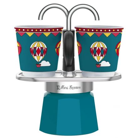 Bialetti Mini Express Winter Wonderland kotyogós kávéfőző, 2 személyes