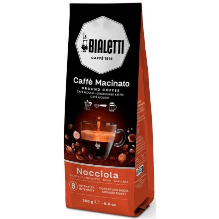 Bialetti mogyoró ízesítésű őrölt kávé 250g