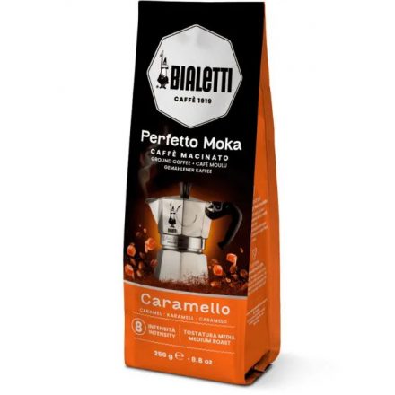 Bialetti Moka Perfetto Karamella ízesítésű őrölt kávé 250g