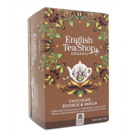 ETS Csokoládés & Vaniliás Rooibos bio tea 20db