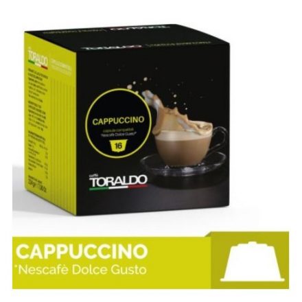 Caffé Toraldo Cappuccino Dolce Gusto kompatibilis kapszula 16db