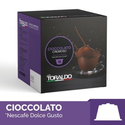 Caffé Toraldo forró csokoládé Dolce Gusto kompatibilis kapszula 16db