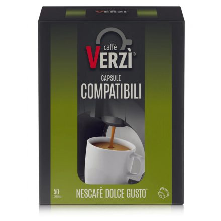 Caffé Verzi FORTE Dolce Gusto kompatibilis kávékapszula 50db